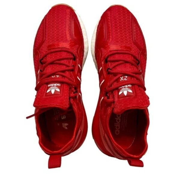 Adidas ZX 2K Red Men's 7 Sneaker Athletic Shoe 2021 New Without Box - Picture 1 of 15